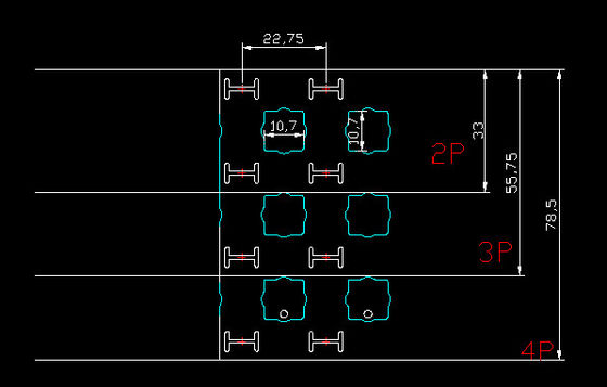 अच्छा दाम 18.5 मिमी पिच दूरी शुद्ध निकेल पट्टी 8p विरोधी जंग ऑनलाइन